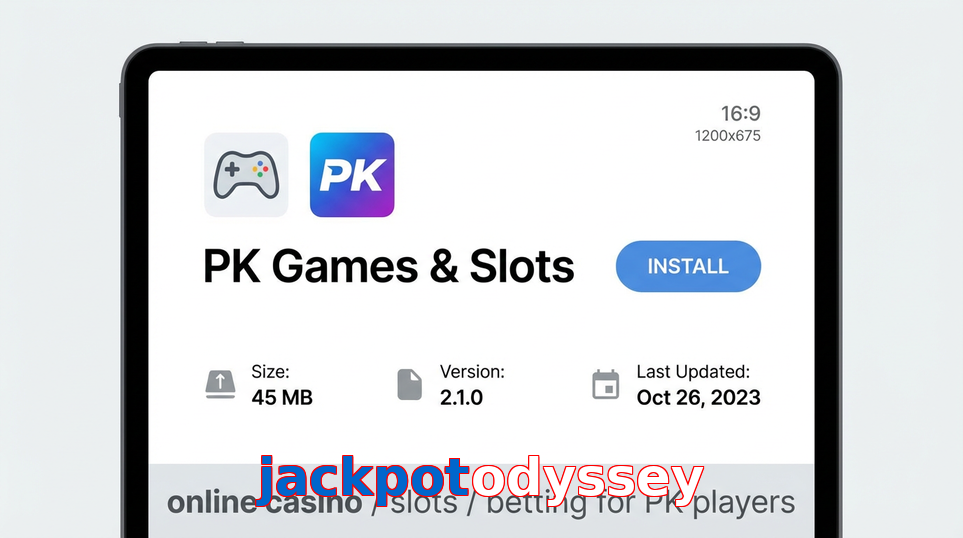 Game list for Jackpotodyssey gameapk section